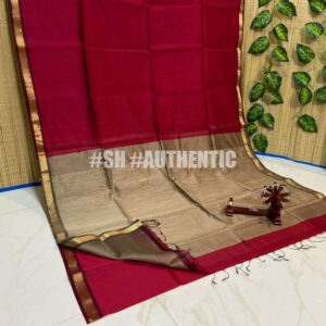 Maheshwari Ghicha Pallu Sarees