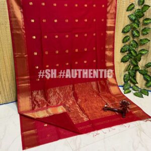 Maheshwari Lotus Buti Saree