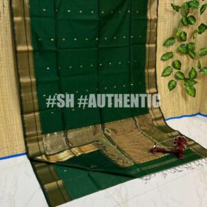 Maheshwari Mukhda Jakat Pallu Saree