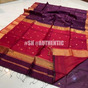 Maheshwari Small Triangle Buti Saree