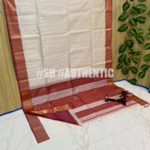 Maheshwari Zari Chex Saree