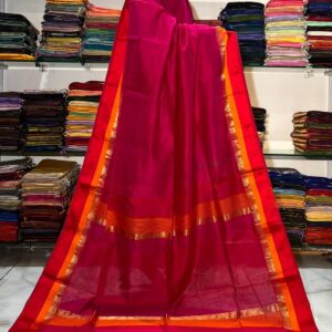Maheshwari Multi Border Saree