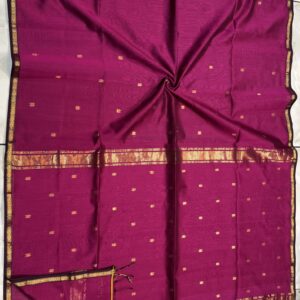 Maheshwari Star Zari Buri Saree